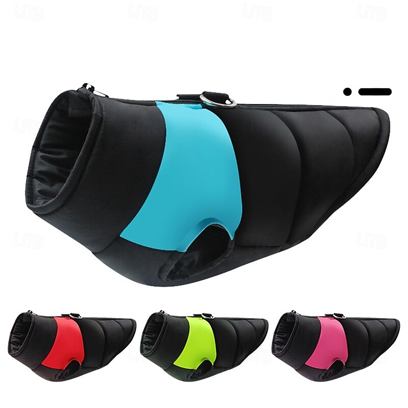 Dog Coat Jacket Parka Jacket with Harness Reflective Warm Water-Resistant Dog Clothing for Small Medium Large