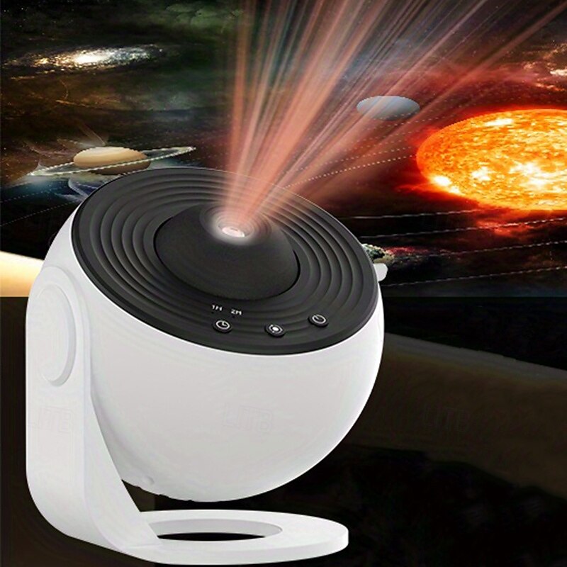 12-in-1 Starry Sky Galaxy Projector LED Night Light, Planetarium Space Star Lamp for Kids Gifts, Bedroom & Game Room Decoration