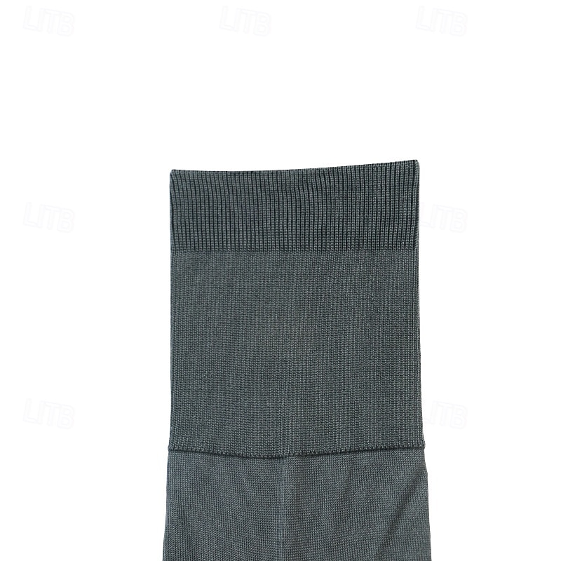 Men's 1 Pair Socks Black Navy Blue Color Plaid Plaid Checkered Geometry Formal Wedding Anniversary Thin Spring &  Fall Knitwear Elegant3