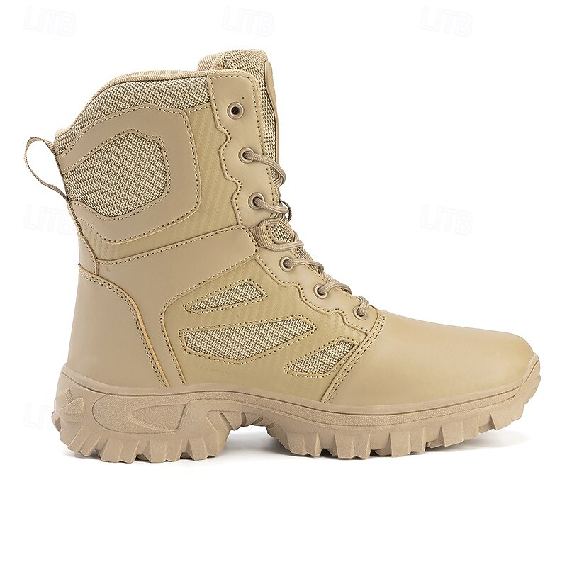 Men's Lightweight Tactical Boots with Anti-Slip Soles – Durable Military Combat Boots for Hiking, Work, and Outdoor Adventures4