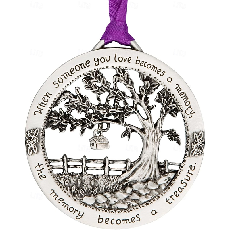 Merry Christmas Memorial Ornament - When Someone You Love Becomes a Memory3