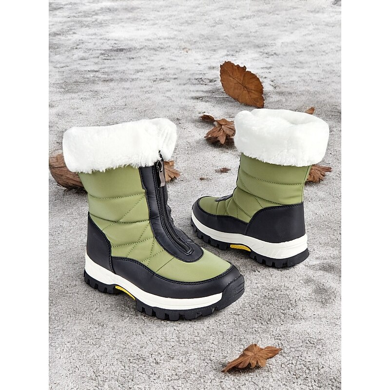 Women's Winter Snow Boots with Faux Fur Lining – Waterproof, Insulated, and Rugged Sole for Cold Weather Outdoor Activities2