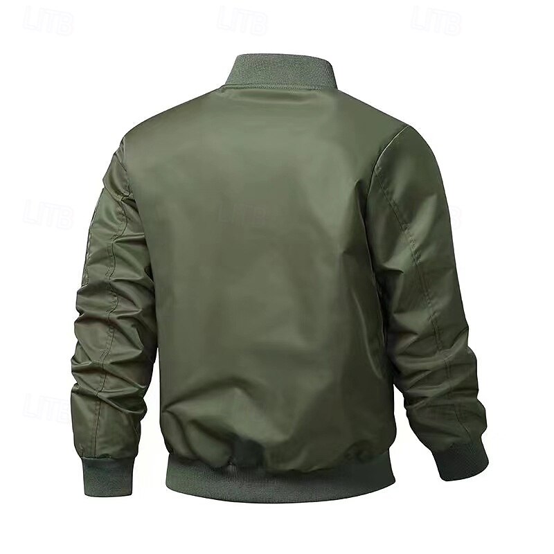 Men's Softshell Jacket Hiking Jacket Outdoor Windproof Water Resistant Windbreaker Jacket Traveling Black Army Green2