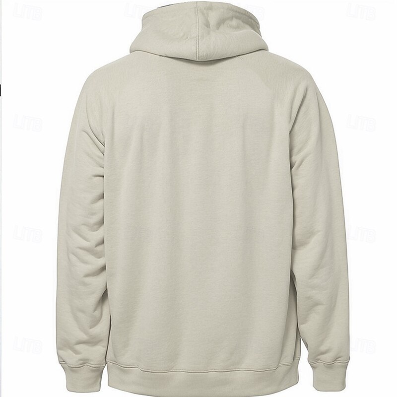 Men's Deer Hoodies Sweatshirt Fashion Cool Long Sleeve Crew Neck Party Holiday Streetwear White Drawstring Fall Winter Designer2