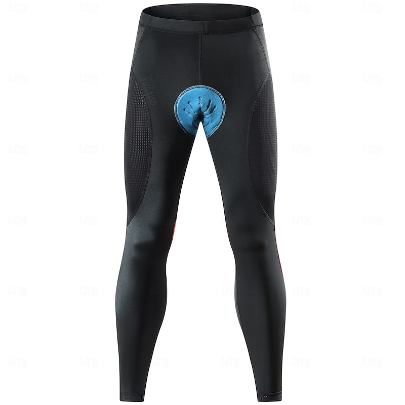 WOSAWE Spring and Autumn Men's Outdoor Sports Bike Cycling Pants Mountain Bike Mountaineering Sponge Silicone Breathable Quick Dry Cycling Trousers BO1444