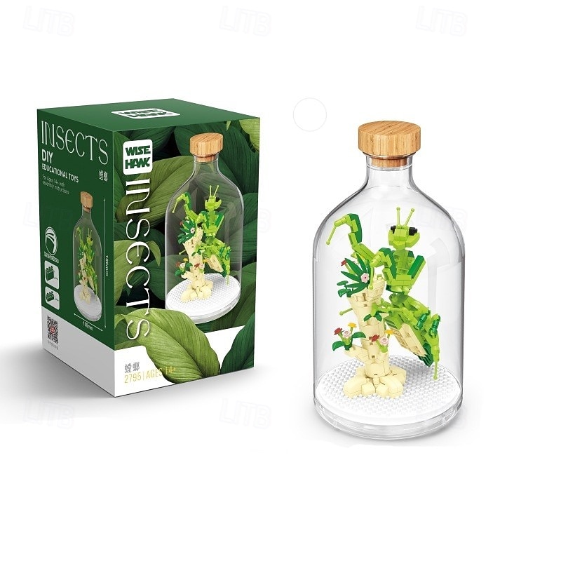 Ideas Insect Collection Building Set Relaxing Project for Insects Lovers Butterfly Dragonfly Bee Display Models Bugs Building Toys and Nature Dcor for Adults Boys Girls3