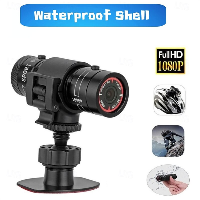 Sport Action DV Camera Mini Bike Motorcycle Helmet Action Video Cam - Portable Full HD 1080P Audio Camera with Mic3