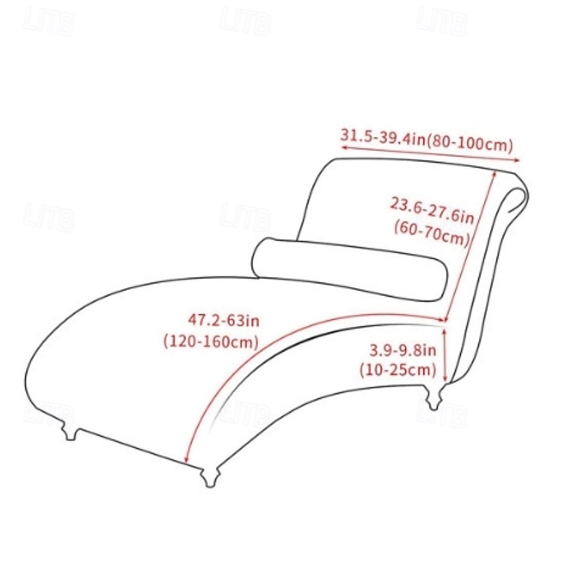Chaise Lounge Cover Velvet Luxury Slipcovers for Living Room Indoor Stretch Slipcover for Chaise Lounge Ultra Soft Machine Washable2