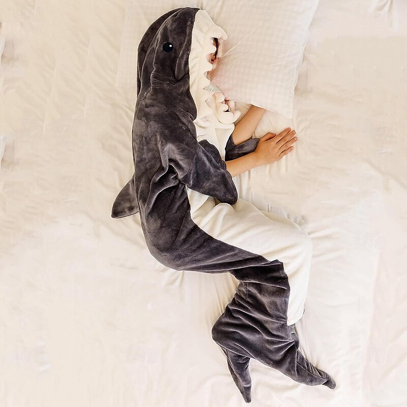 Adults' Animal Onesie Costume Shark Cartoon Onesie Pajamas Kigurumi Pajamas Charm Funny Costume For Men and Women Carnival Masquerade Cartoon2