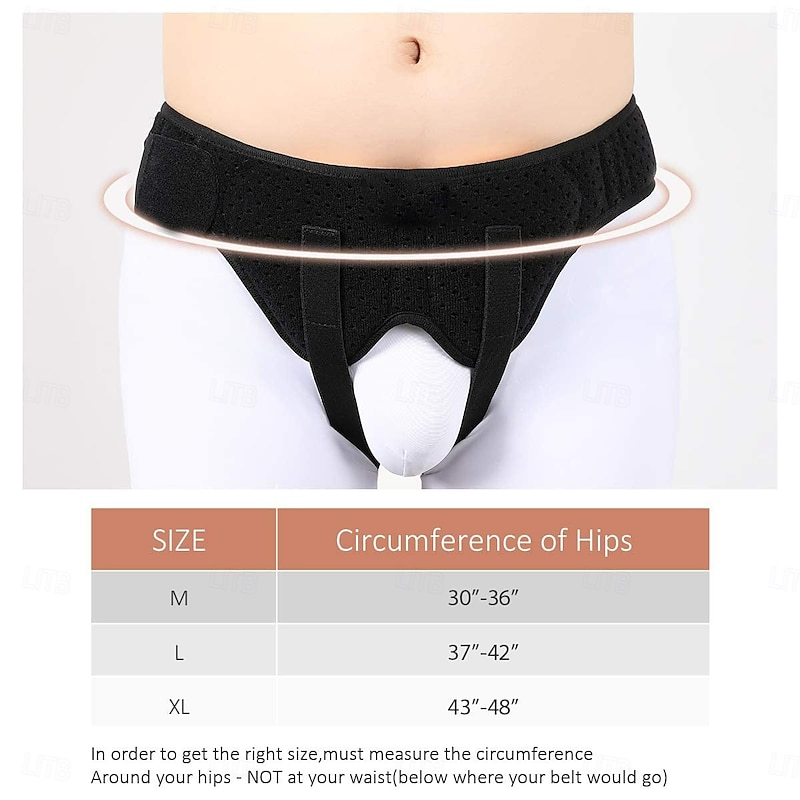 Hernia Belts for Men - Groin Hernia Support for Men and Woman Medical Hernia Guard Inguinal Truss for Single/Double Sports Hernia Adjustable Waist Strap3