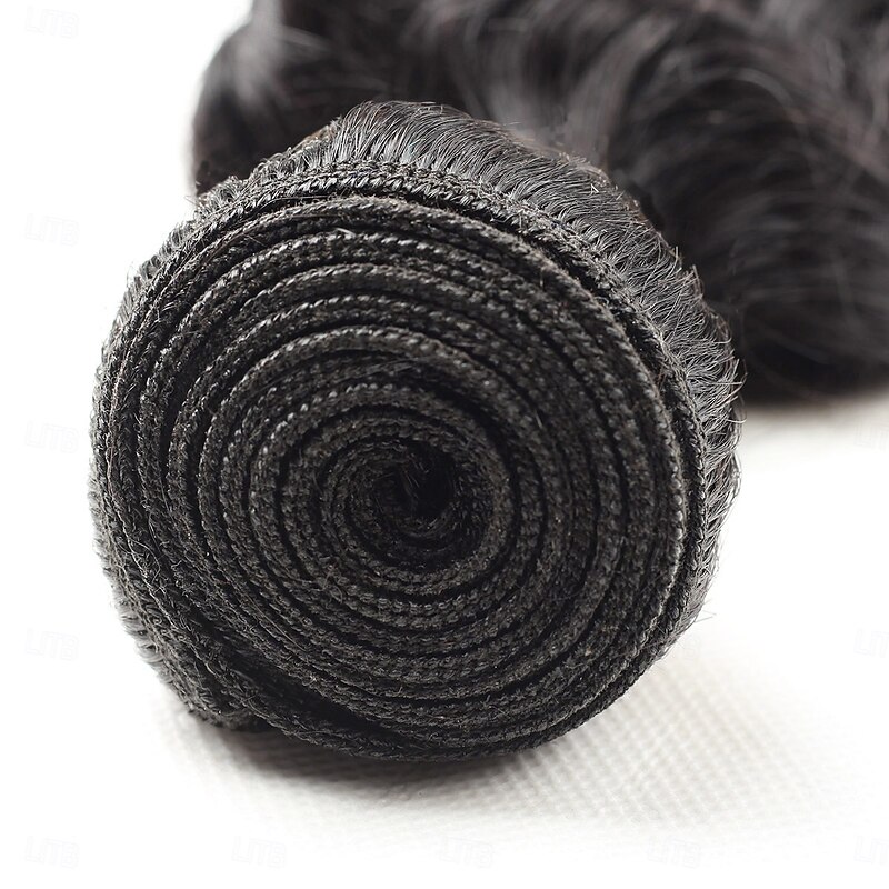 1 Bundle Hair Weaves Deep Wave Human Hair Extensions Human Hair3