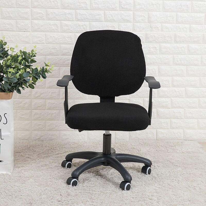 Office Chair Cover Stretchy and Durable Slipcover Perfect for Protecting and Refreshing Your Office Chair Adds Comfort and Style to Your Workspace Decor3