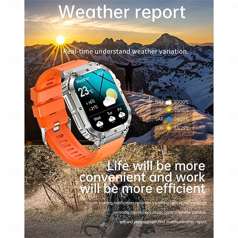 K57Pro SmartWatch Band Men Female Waterproof Rugged Large HD Display Fitness Sport Tracker Smart Watch For Android IOS4