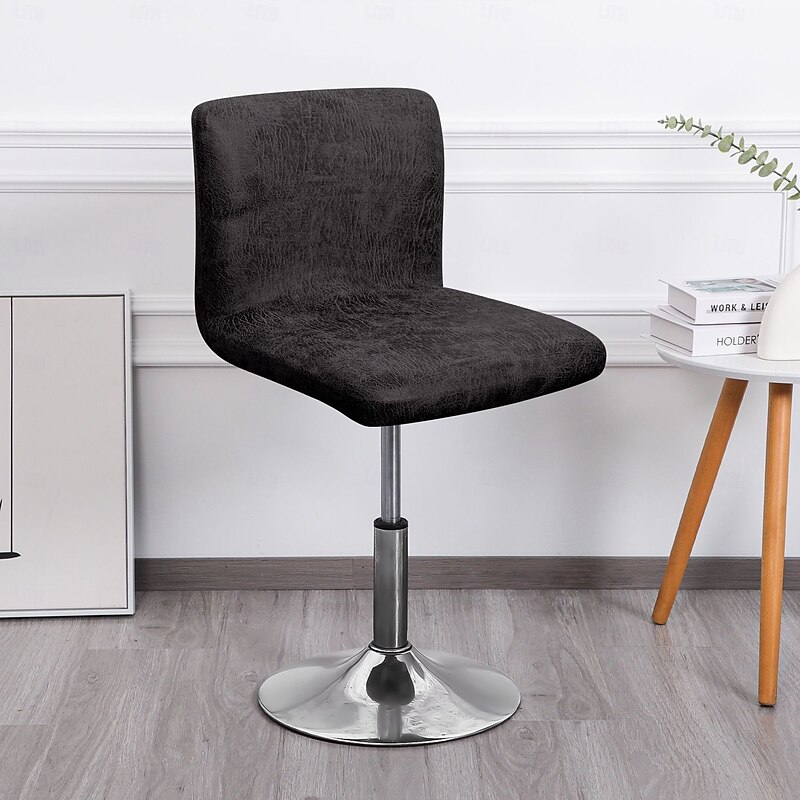 PU Leather Bar Stool Cover Durable 100% Waterproof Slipcover Perfect for Protecting and Refreshing Bar Stools Adds a Sleek and Stylish Look to Your Kitchen or Bar Area Decor2