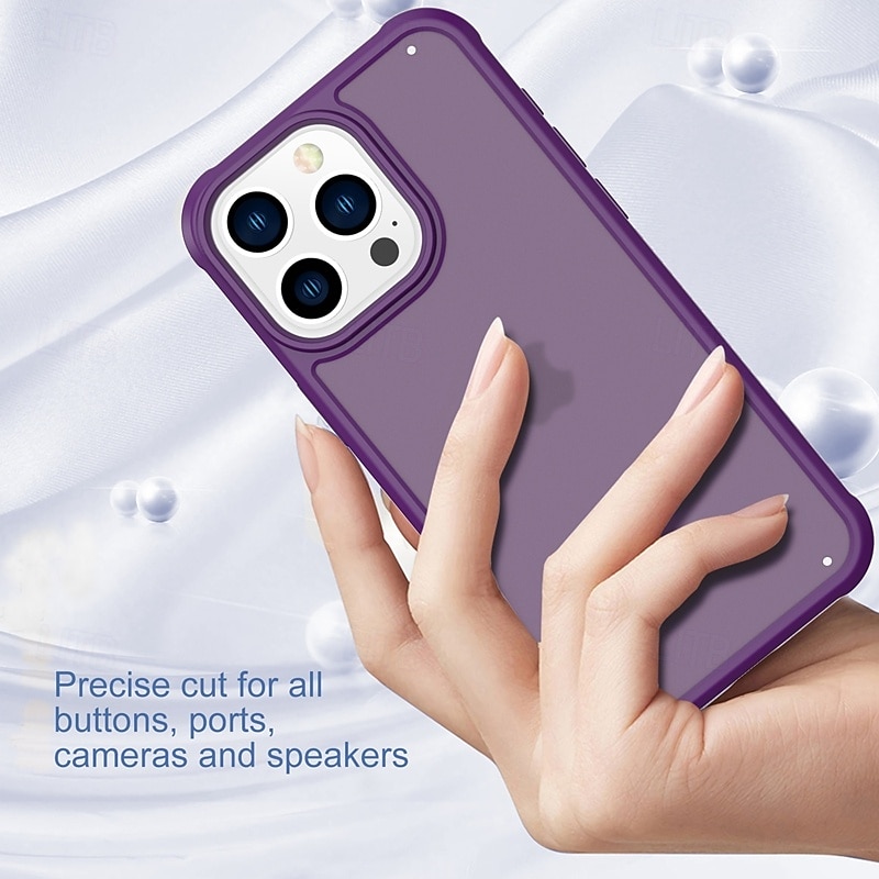 Phone Case For iPhone 16 15 14 Pro Max Plus 13 12 Pro Max Back Cover Shockproof Retro TPU PC