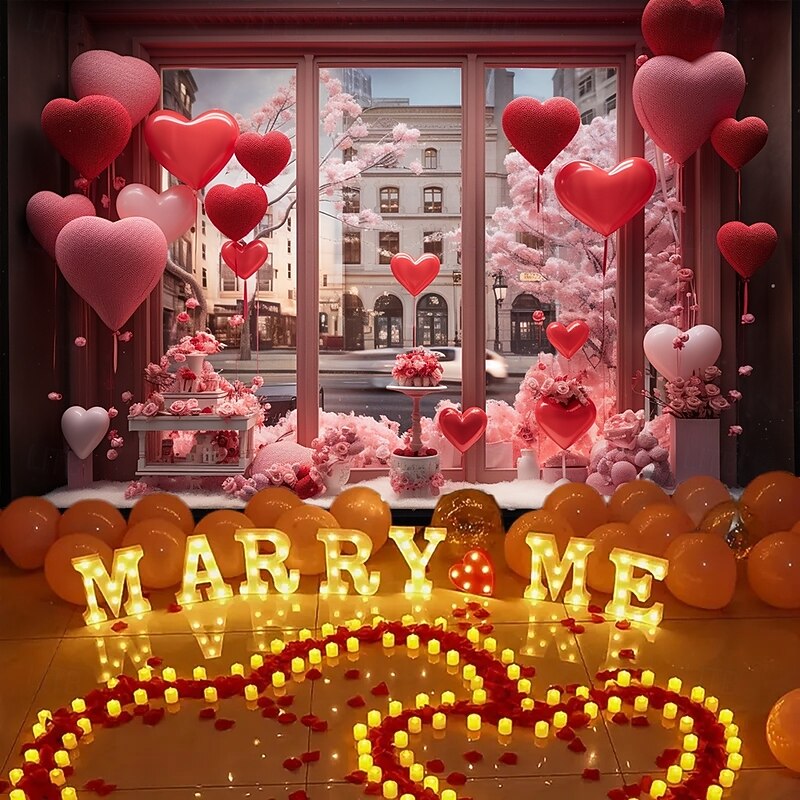 Wedding Decorations Backdrop Photograph Wall Hanging Large Tapestry Art Mural Decor Blanket Curtain Home Bedroom Living Room Decoration Heart Window4