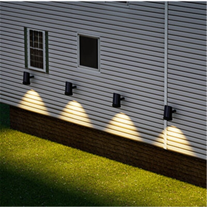 Solar Powered 7LED/10LED Waterproof Landscape Spotlight, Adjustable Outdoor Wall Light for Outdoor Patio Wall Landscape Light3