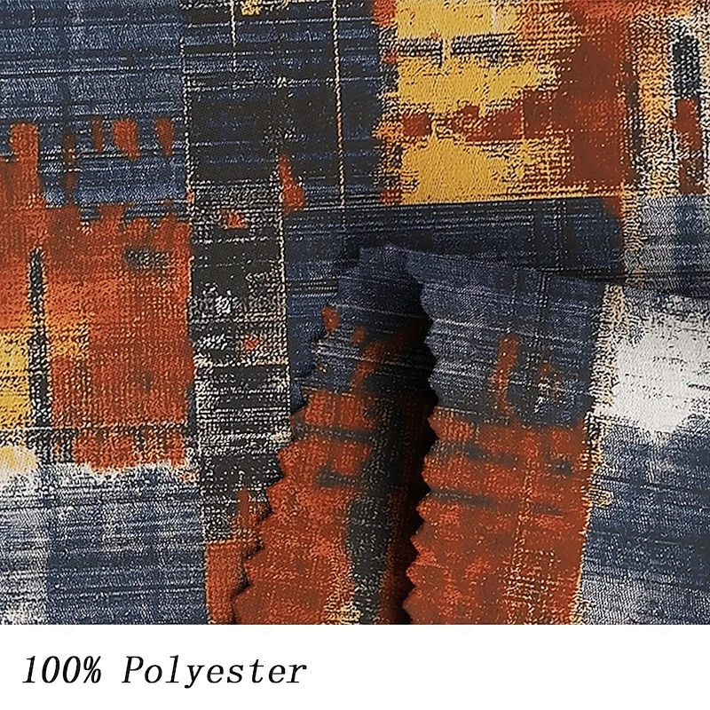 Men's Patchwork Hoodies Fashion Cool Long Sleeve Crew Neck Holiday Going out Streetwear Blue Drawstring Fall Winter Designer3