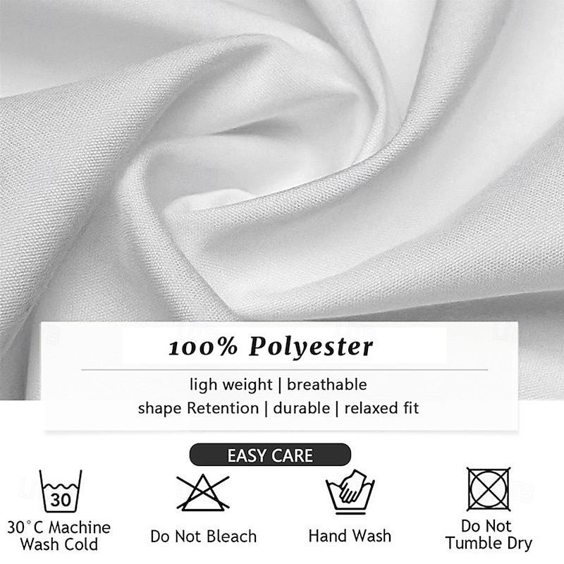 Christmas Men's Christmas Pattern Shirt Long Sleeve Casual Party Daily Festival Summer Spring Fall V Neck Print White3