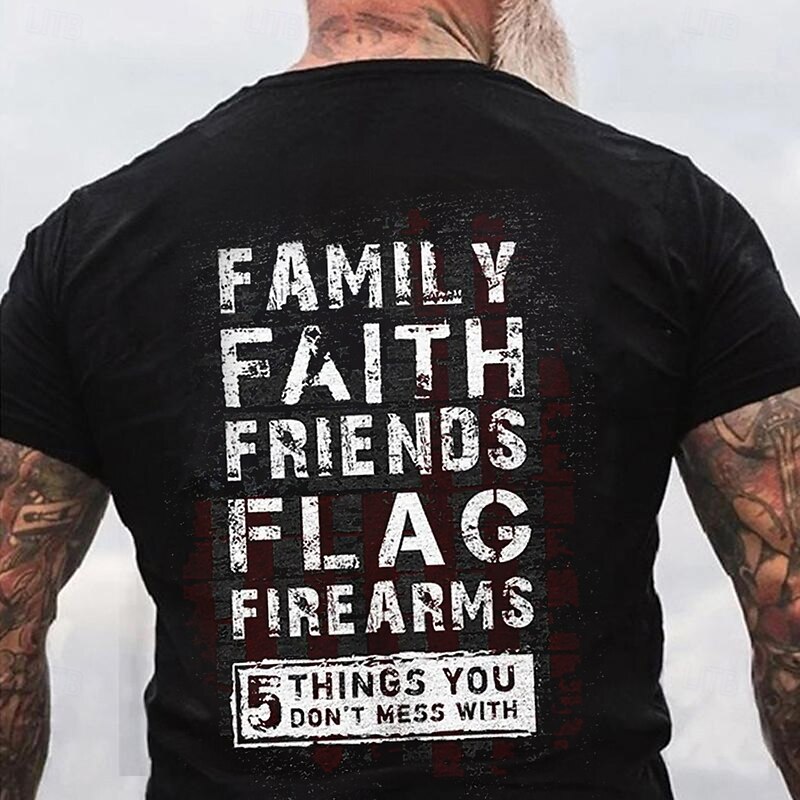 Men's Family Funny Slang T Shirt Short Sleeve T shirt 3D Print Crew Neck Shirt Fashion Athleisure Street Sports Outdoor Daily Black Blue Summer Spring Clothing Apparel S M L XL XXL XXXL