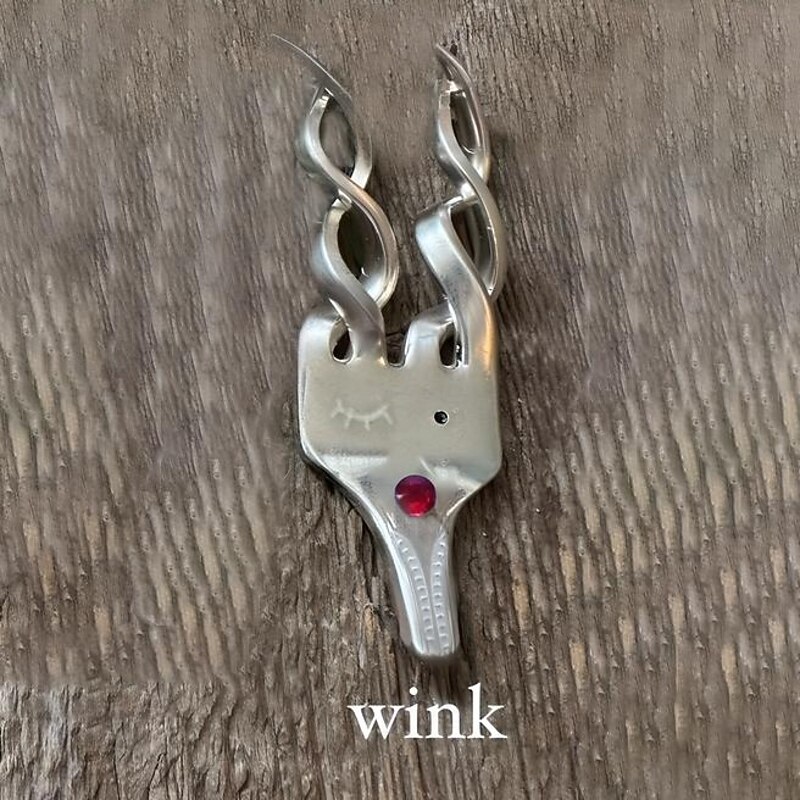 Funny Fork Reindeer Ornament, Christmas Tree Decoration Xmas Gift4