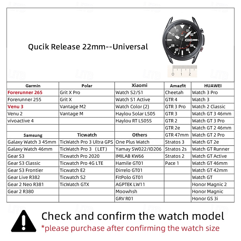 Smart Watch Band Compatible with Huawei Huawei Watch GT 2 46MM HUAWEI WATCH GT 3 46mm Smartwatch Strap 22mm Solo Loop Sport Band Replacement  Wristband2