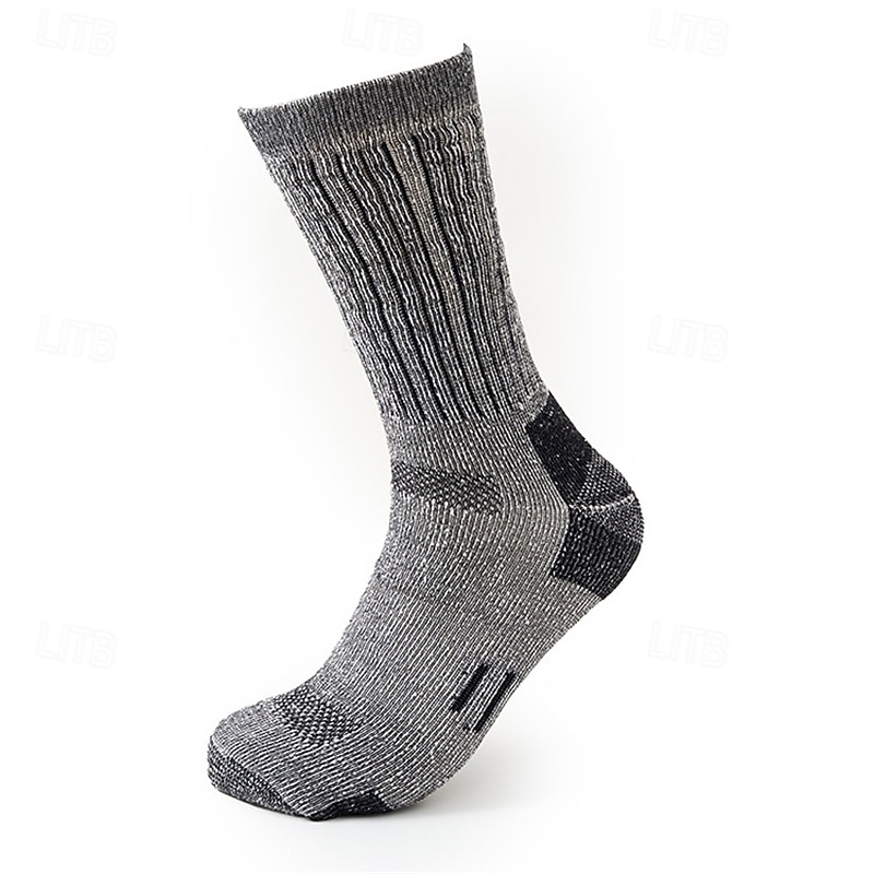 Men's Ski Socks Outdoor Winter Anti-Slip Thermal Warm Crew Socks for Camping / Hiking Snowboarding Winter Sports3
