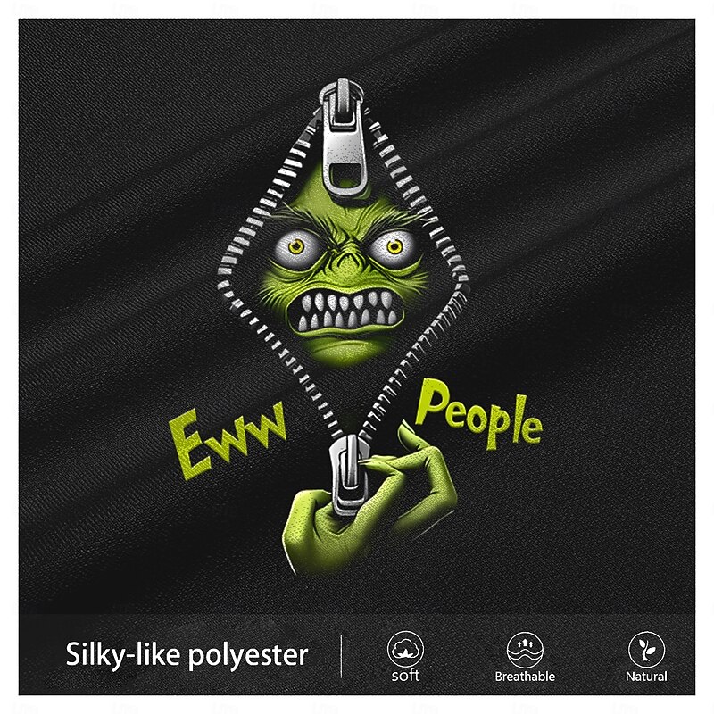 Men's Grimace T Shirt Long Sleeve T shirt 3D Print Crew Neck Shirt Designer Retro Vintage Street Casual Daily Black Summer Spring Fall Clothing Apparel S M L XL XXL XXXL3