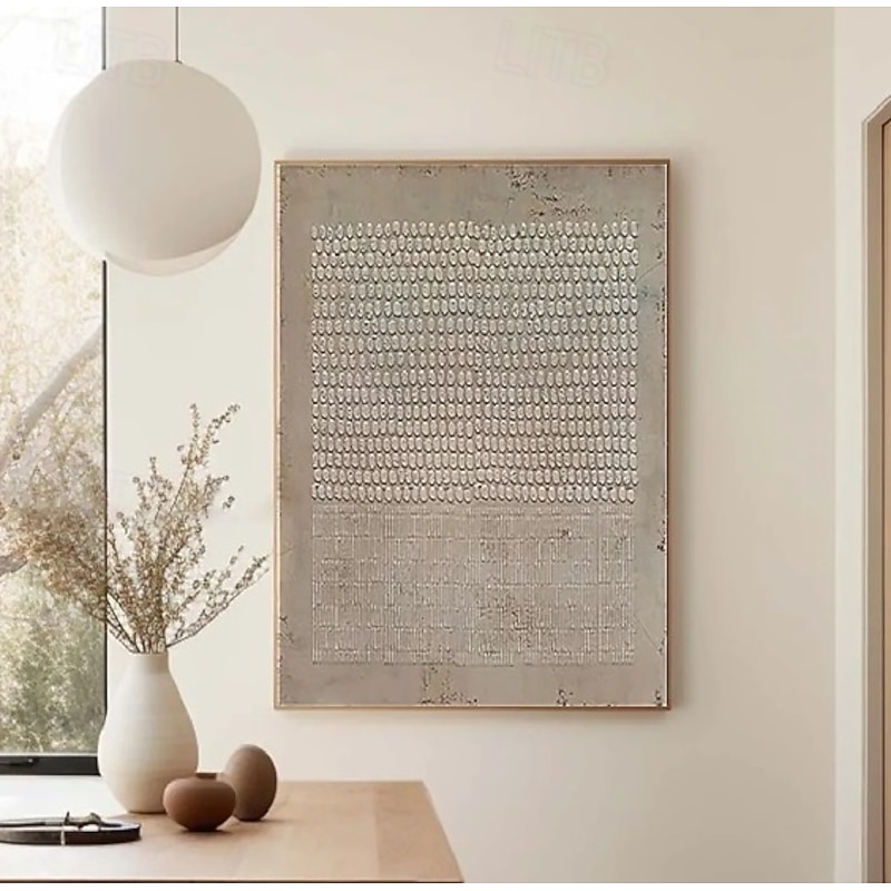 Large Abstract Canvas Art oil painting hand painted Wabi Sabi Wall Art painting Oversized Wall Art Large Beige Abstract Wall Art Beige 3D Texture Painting Abstract Beige Painting Minimalist Art4