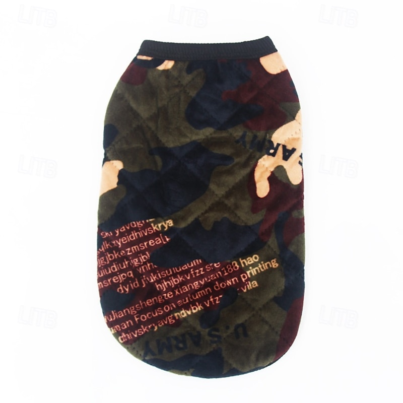 Dog Coat Jacket Fleece Vest Fleece Lined Windproof Warm Outdoor Dog Clothing for Medium Large4