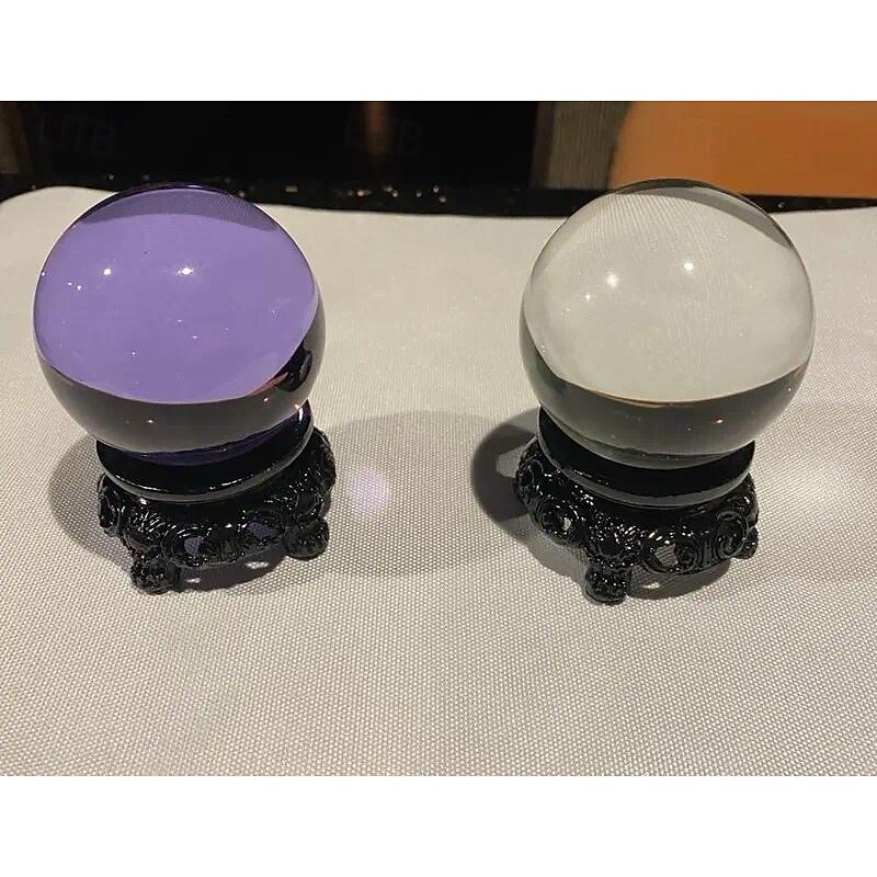 Vintage Black Hollow Round Base - Resin Crystal Ball & Egg Display Stand, Aesthetic Home Decor Accent4