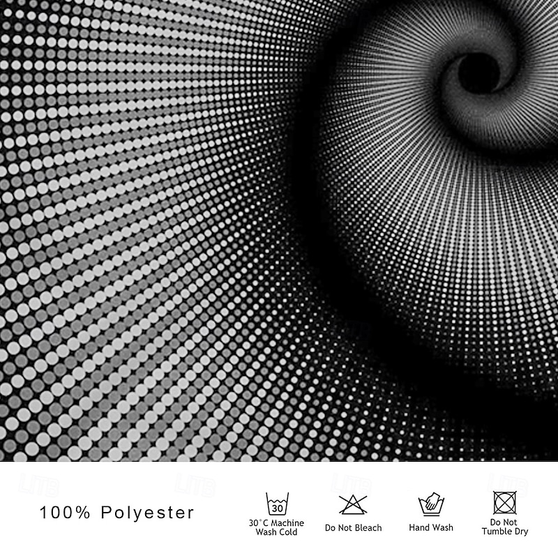 Men's Visual Deception Polo Shirts Golf Polos Shirts Long Sleeve Polo Shirts Collar Business Casual Outdoor Vacation Dailywear Buttons 3D Print Spring Fall Winter Black Blue4