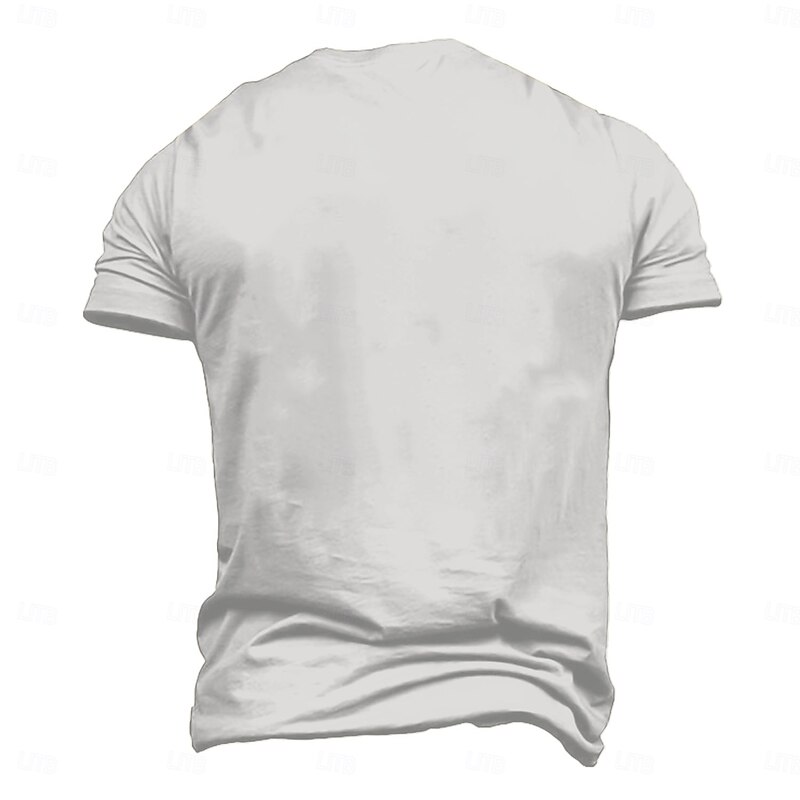 Men's Funny Slang T Shirt Short Sleeve T shirt 3D Print Crew Neck Shirt Fashion Athleisure Street Sports Outdoor Daily White Summer Spring Clothing Apparel S M L XL XXL XXXL2