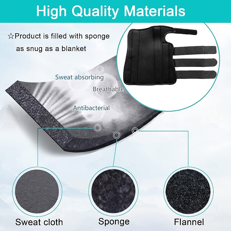 Unisex Forearm and Wrist Support Splint Brace Double Fixation Wrist Brace for Carpal Tunnel,Adjustable Night Time Forearm Immobilizer Brace Splints3