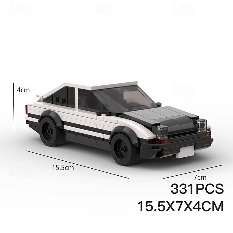 331pcs AE86 Racing Car Model Building Block Toys - Classic MOC Educational Gift for Kids Halloween/Thanksgiving Day/Christmas gift Halloween/Thanksgiving Day/Christmas gift Easter Gift4