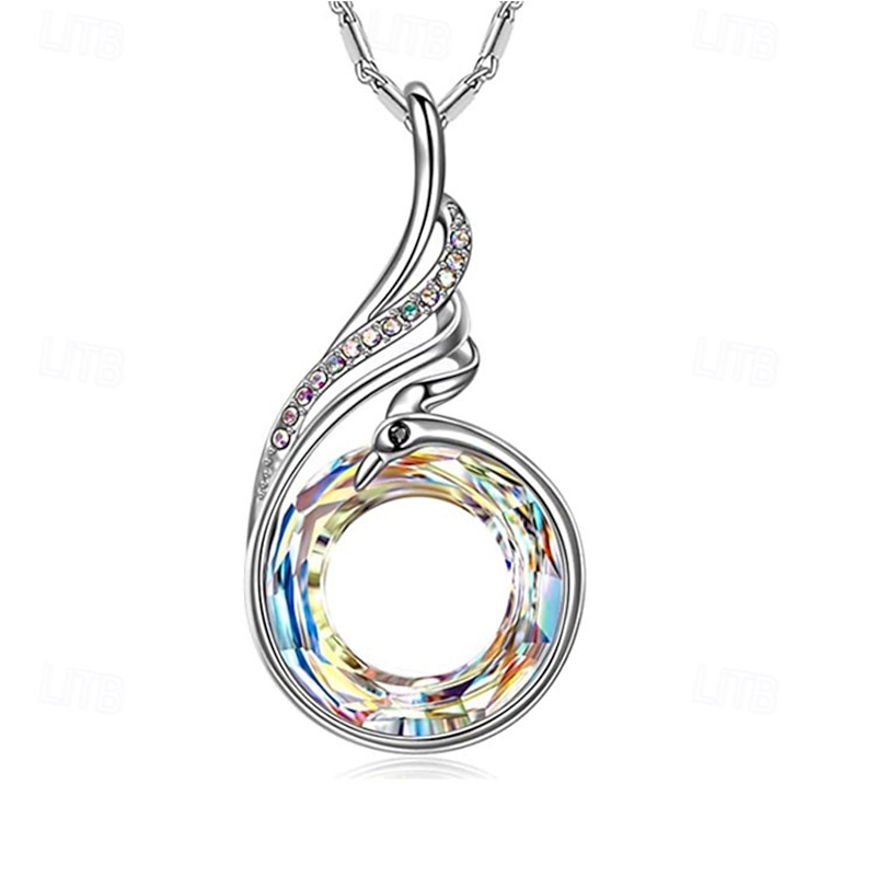 Pendant Necklace Natural Crystal Women's Fashion Classic Necklace For Party Birthday Street3