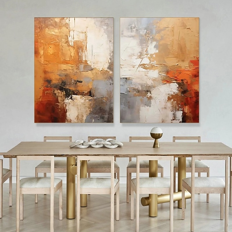 Oil painting Wabi sabi artwork hand painted Wall Art Large abstract painting Palette knife painting Colors abstract wall artmodern abstract canvas large canvas art acrylic orange oil painting3