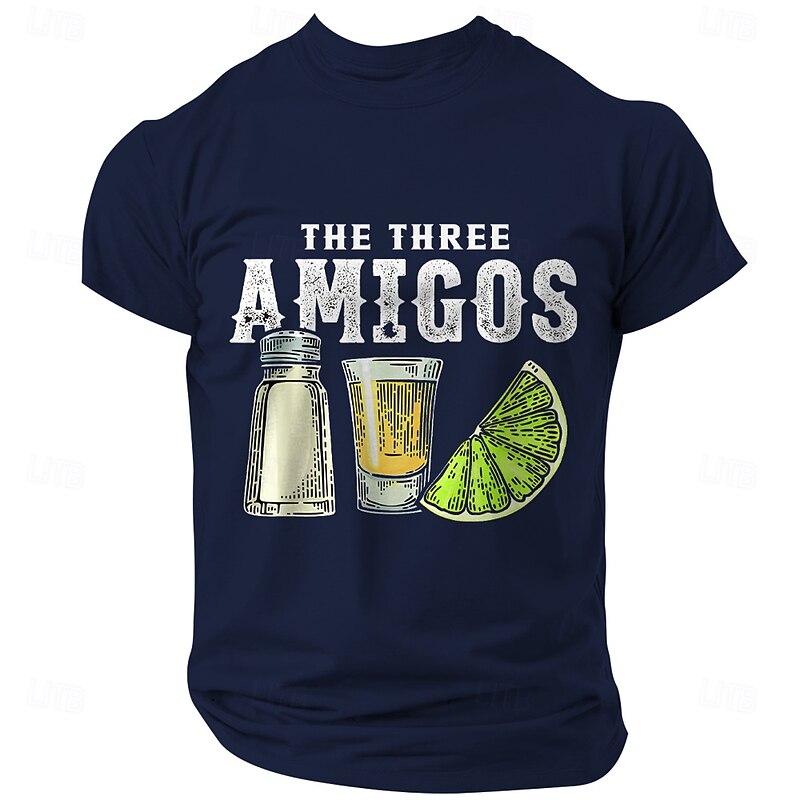 Men's Oktoberfest Beer T shirt Short Sleeve T shirt 3D Print Crew Neck Shirt Sports Fashion Daily Street Sports Outdoor Daily Black White Army Green Summer Spring Clothing Apparel S M L XL XXL2