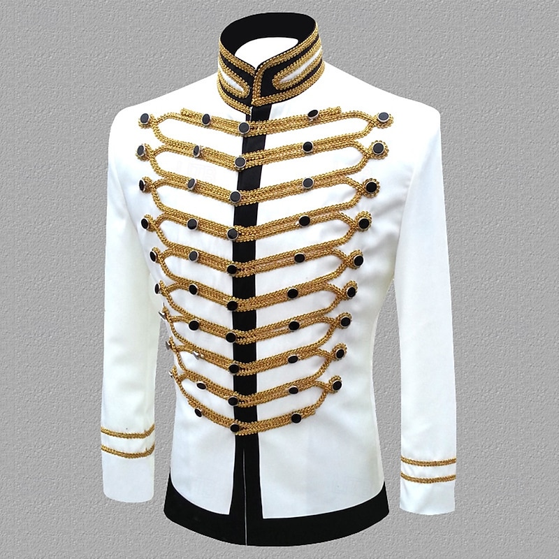 Retro Vintage Rococo Coat Masquerade Circus Jacket Prince Aristocrat Fancy Dress Men's Carnival Masquerade Event / Party Adults' Coat Spring Fall & Winter2