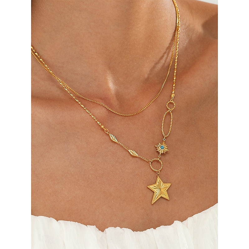 Choker Necklace Chrome Women's Elegant Fashion Geometrical Necklace For Wedding Party Valentine's Day