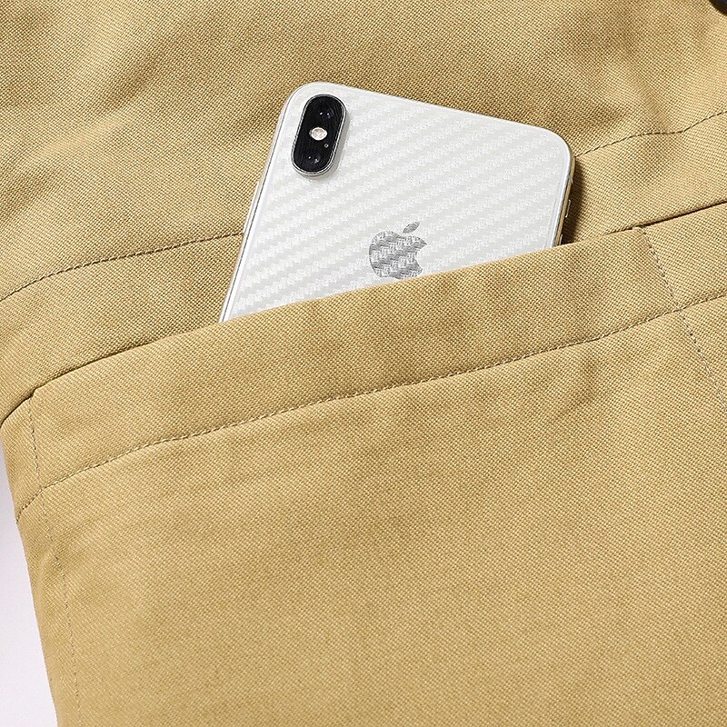 Men's Winter Jacket Fleece Jacket Sherpa Jacket Daily Vacation Thermal Warm Pocket Fleece Fall & Winter Plain Fashion Streetwear Lapel Regular Black Khaki Army Green Jacket4