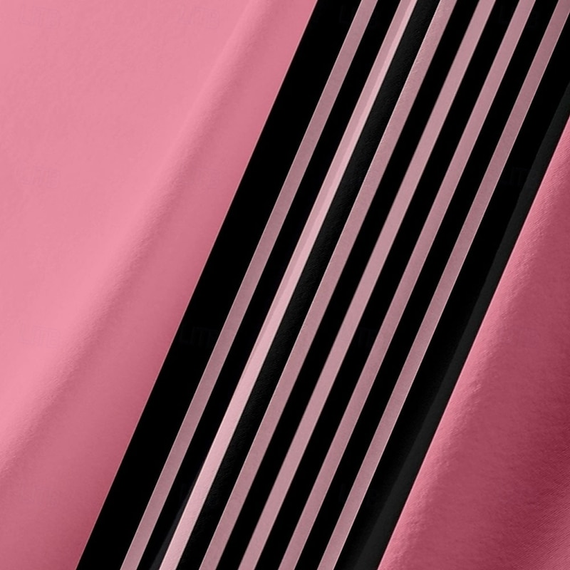 Men's Flamingos Bowling Shirt Button Up Shirt Short Sleeve Hawaiian Formal Sport Summer Turndown Pocket Pink2