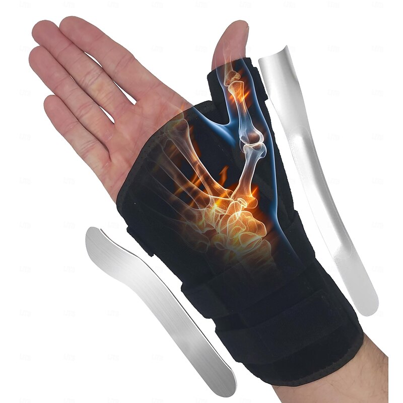 Thumb Spica Splint Right Hand  Wrist Brace  Wrist Splint and Thumb Splint to Support Sprains, Tendinosis, De Quervain's Tenosynovitis, Fractures Trigger Thumb Brace for Carpal Tunnel
