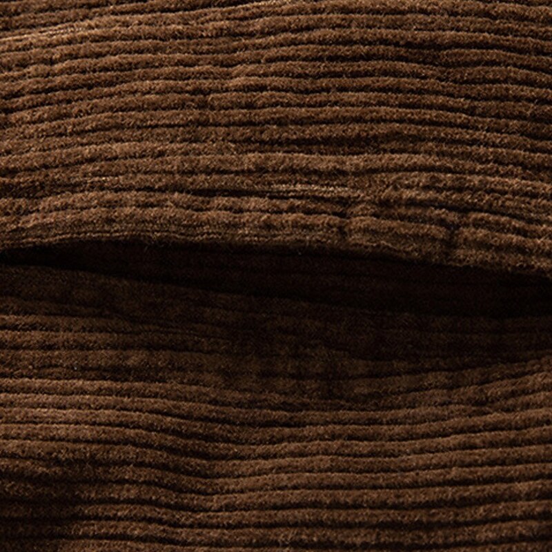 Men's Corduroy Jacket Fleece Jacket Sherpa Jacket Vacation Daily Thermal Warm Fleece Fall & Winter Plain Fashion Streetwear Lapel Regular Black Khaki Coffee Gray Jacket3