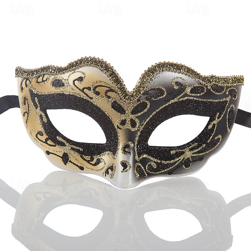 Arlecchino Arlecchina Halloween Venetian Mask Columbina Phantom Of The Opera Carnival Mask Half Face Adults' Women's Halloween Carnival Mardi Gras Party Masquerade Carnival of Venice Easy Halloween4