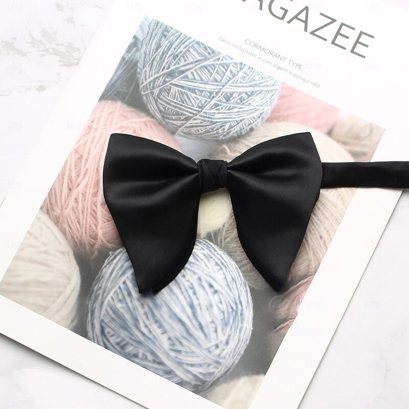 Men's Bow Tie Modern Contemporary Sexy Solid / Plain Color Wedding Party Daily Wear3