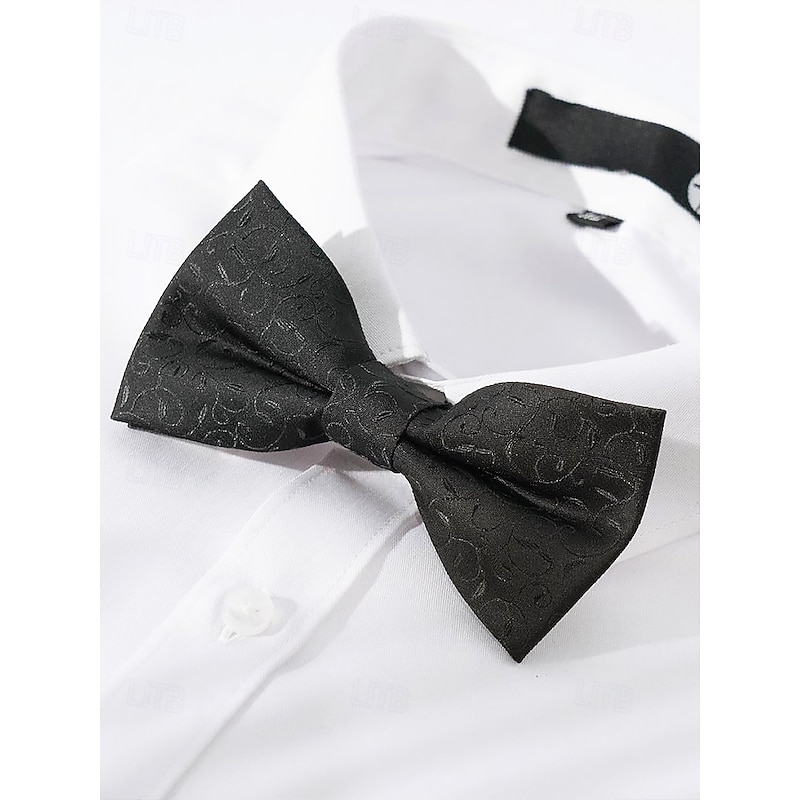 Men's Paisley Pattern Bow Ties - Elegant Formal Ties for Weddings, Parties, and Business Events3