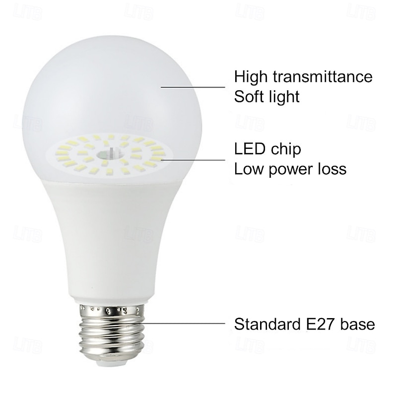 E27 A19 RGBW Color-Changing LED Bulb with Remote, 5W/10W, 16 Colors, Dimmable & Memory Function for Party, Bedroom, Outdoor 1 Pack3