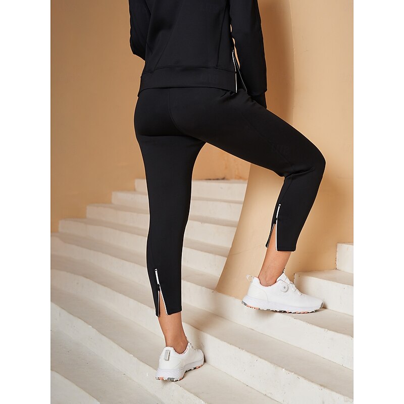 Women's Golf Joggers Dark Grey Forest Green Violet Bottoms Ladies Golf Attire Clothes Outfits Wear Apparel2