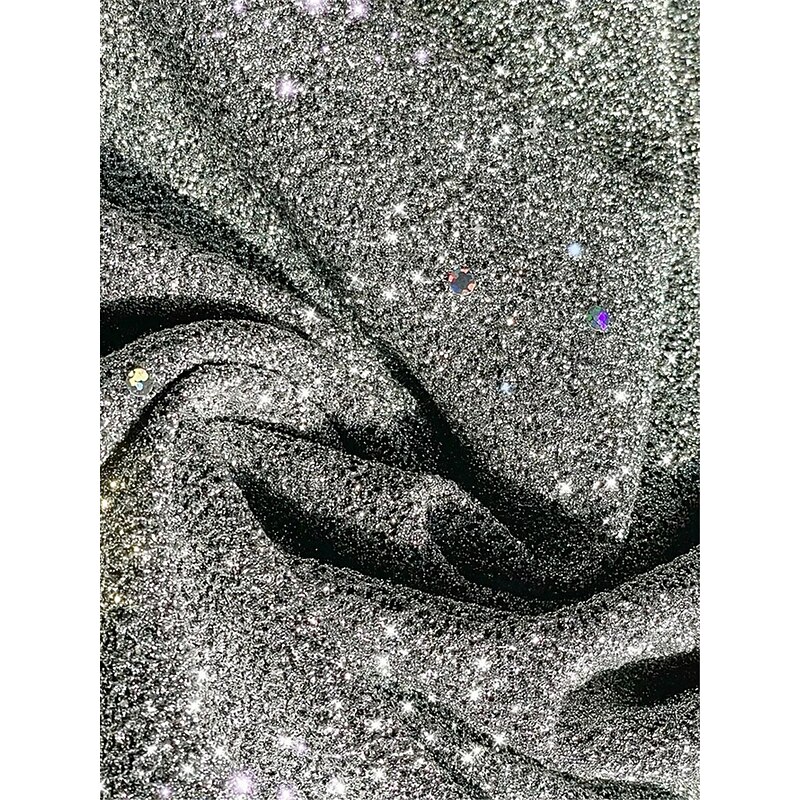 Women's Casual Jacket Outdoor Street Daily Wear Fall Winter Regular Coat Regular Fit Thermal Warm Breathable Stylish Casual Jacket Long Sleeve Plain Sequins Silver Black Red3